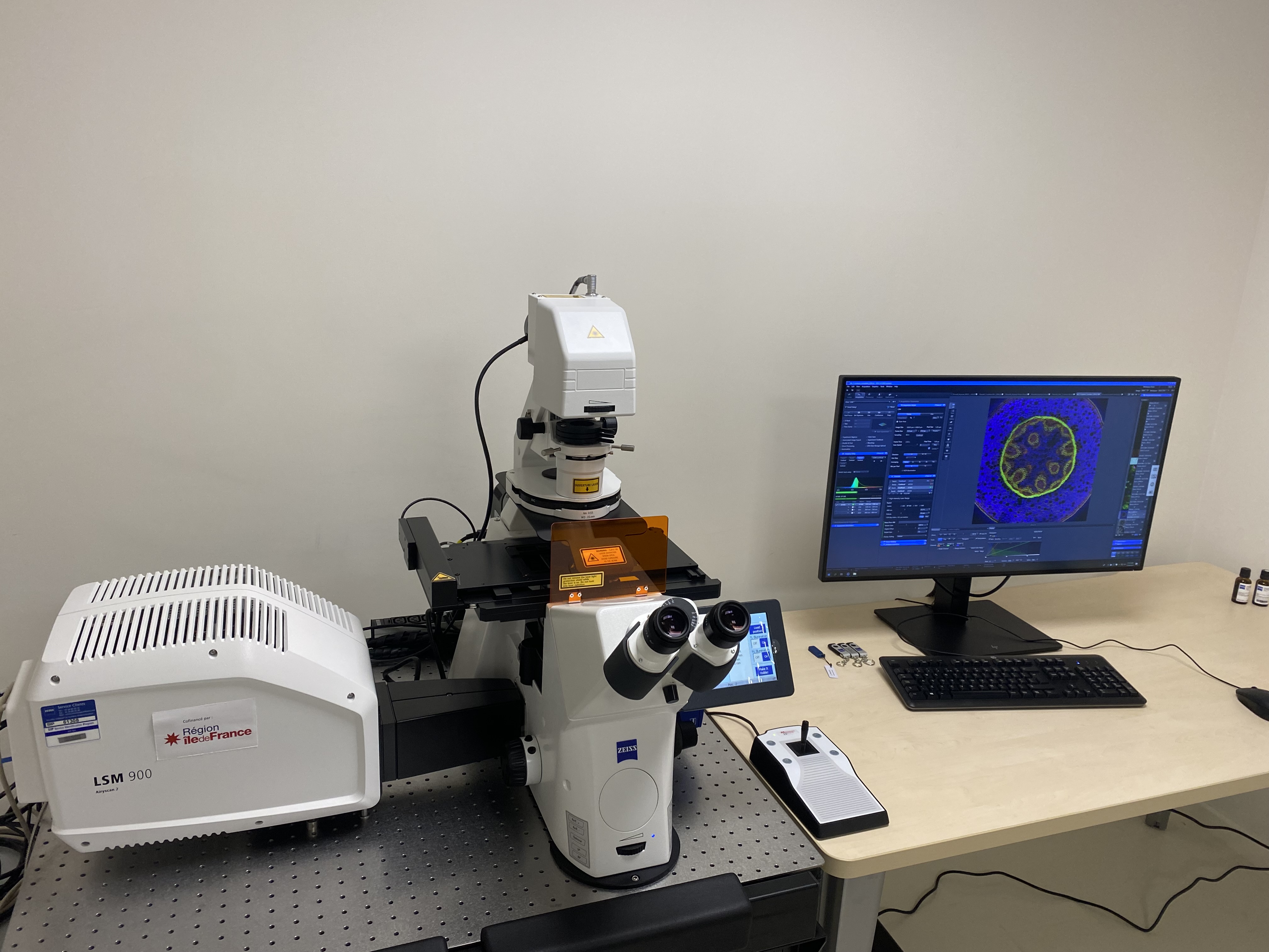 Confocal Zeiss LSM 900 avec Airyscan 2